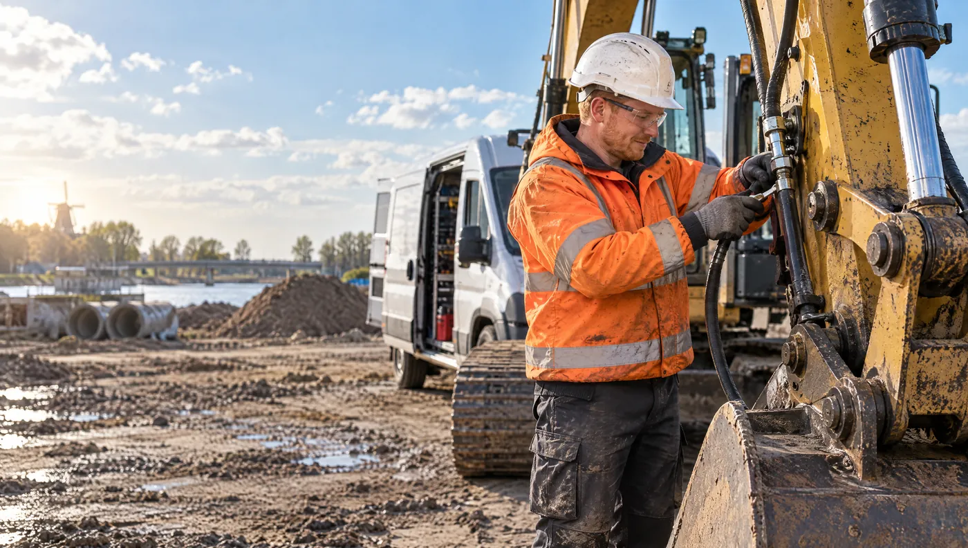 Servicemonteur grondverzetmachines, regio Gouda
